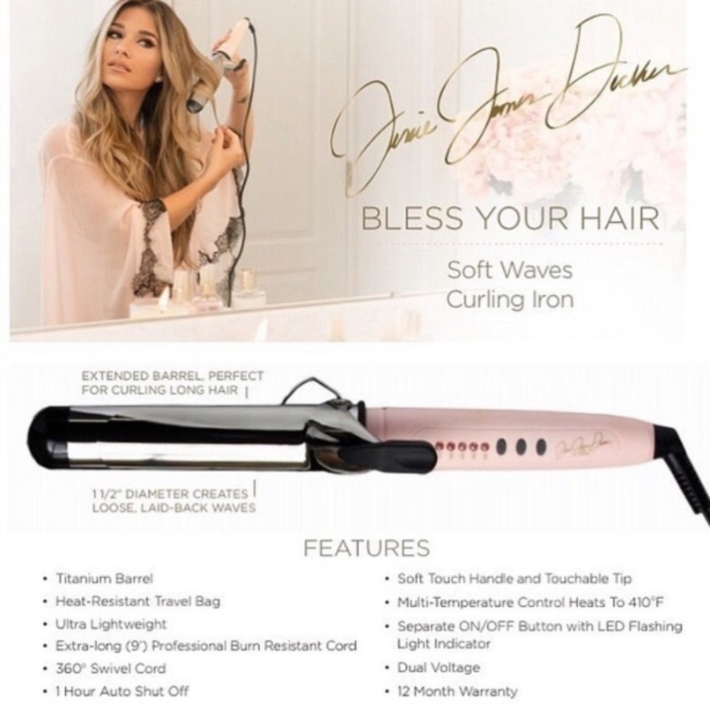 Jessie James Decker x Fave4 Curling Iron